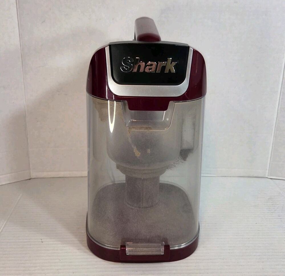 Shark Rotator LA480WM Dirt Dust Canister Cup Bin Magenta PowerFins HairPro OEM